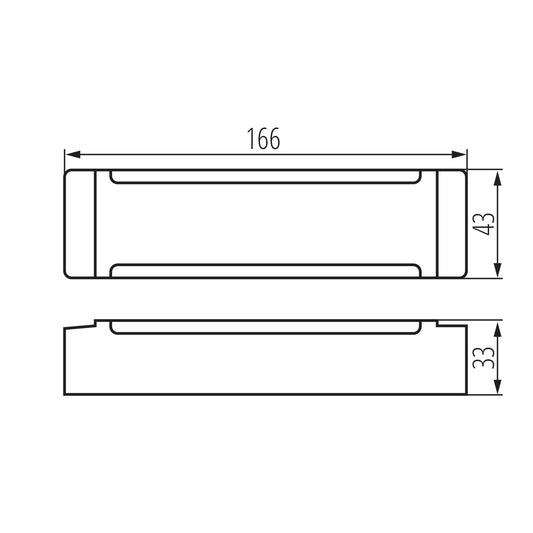 Kanlux TRETO IP67 24V 60W dimensions diagram