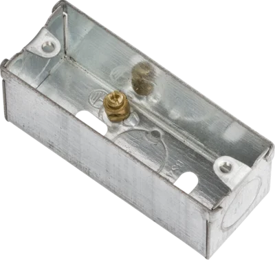 1G 27mm Architrave Galvanised Steel Box.