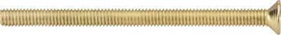 M3.5 x 50mm Flat-Head countersunk electrical socket screw - Brass