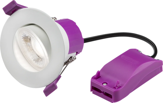 NEW RenuLED Tilt - 6W Fire-rated LED Downlight with 3 x CCT