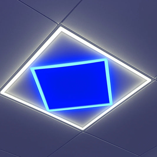 600x600 Blue Diamond Linear Frame