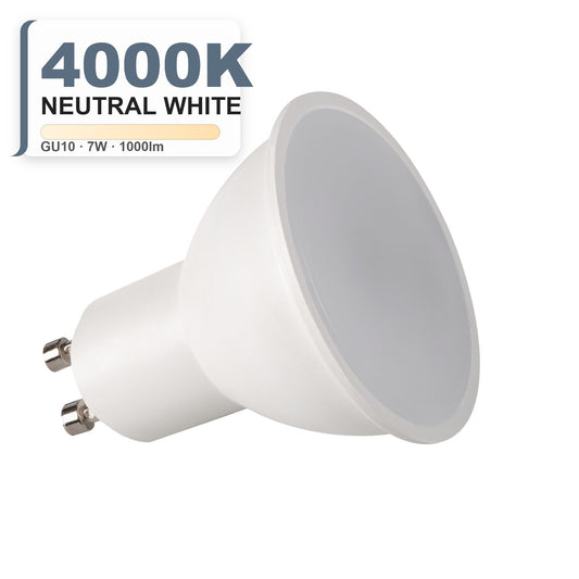 K-LED GU10 7W LED Bulb 4000K Neutral White