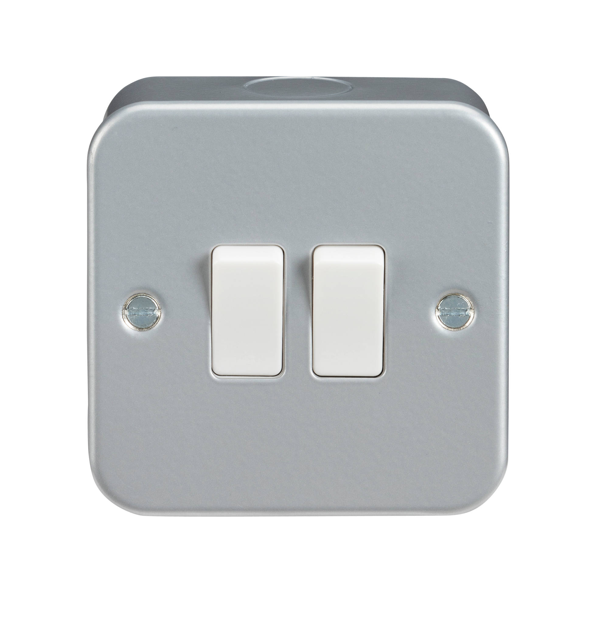 Knightsbridge M3000 metal clad 10AX 2G switch grey