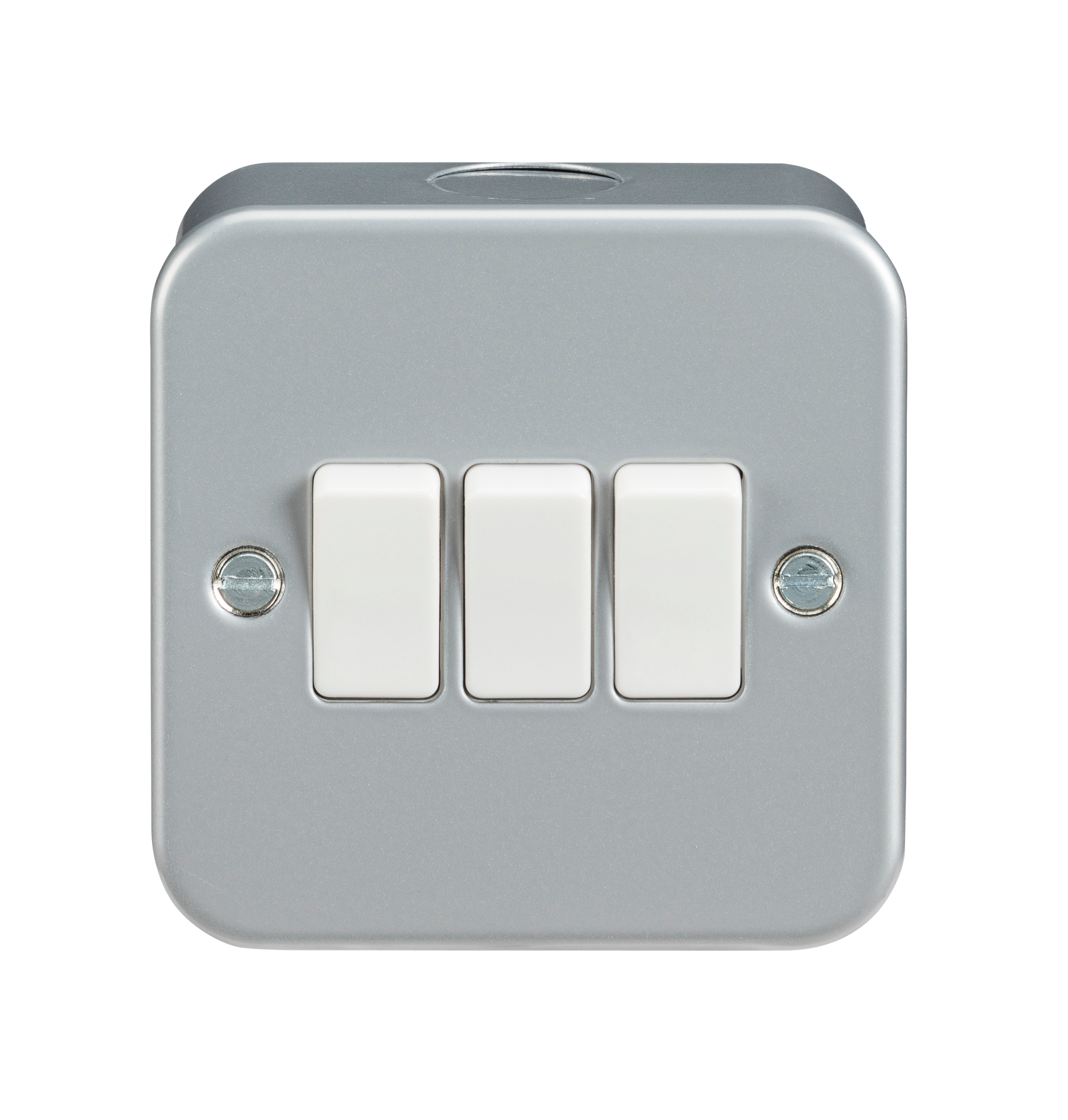 Knightsbridge M4000 metal clad 10AX 3G switch grey