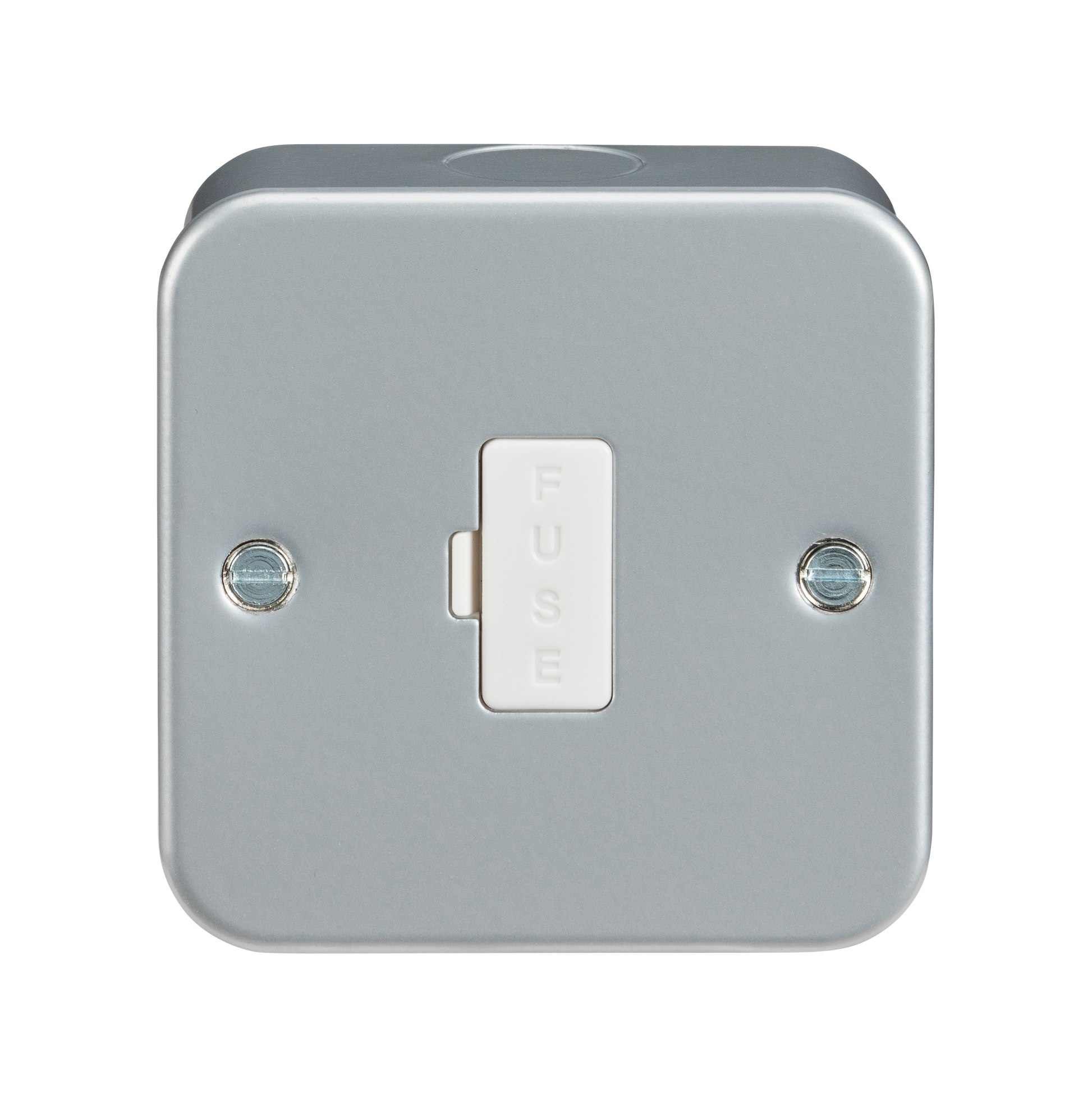 Knightsbridge M6000 metal clad fused spur grey