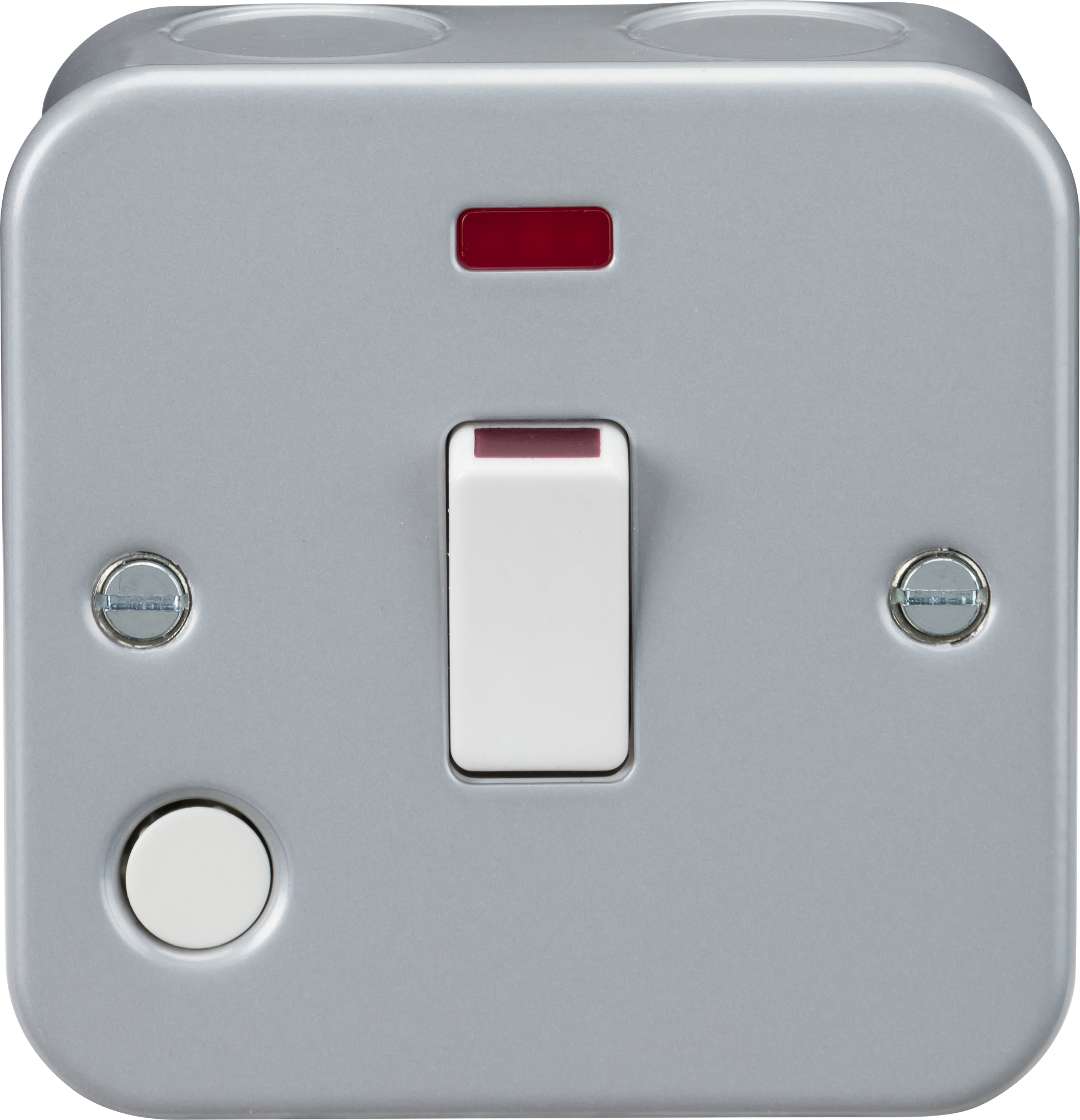 Knightsbridge M8341NF metal clad 20A DP switch neon flex grey