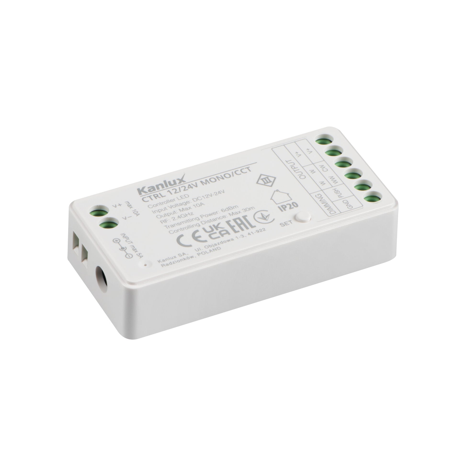 Mono/CCT LED strip controller