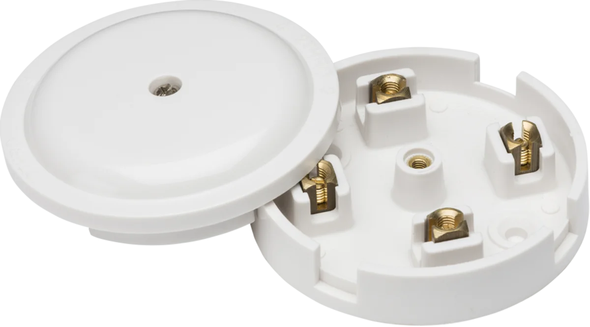 20A Junction Box 4-Terminal - White (79mm)