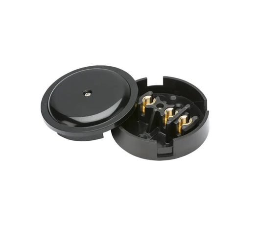 30A Junction Box 3-Terminal – Black (89mm)