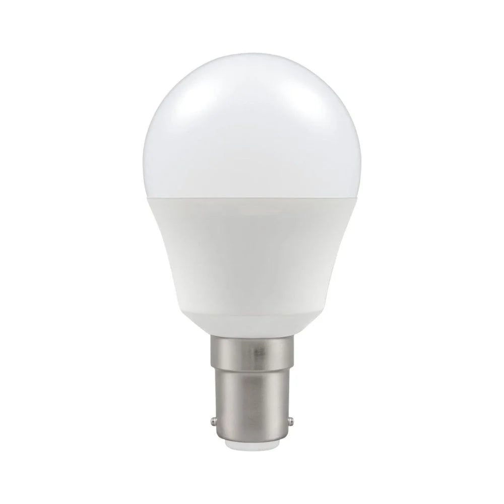 LED Golf (Round) 5.5W SBC B15 Warm White (2700K)