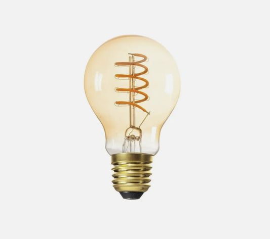 LED GLS Vintage Spiral Filament 5W E27 Super Warm 1800K