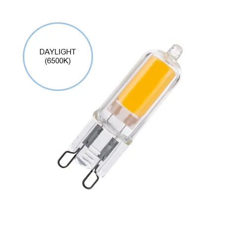 LED G9 2W Glass COB 200lm Daylight (860) bulb