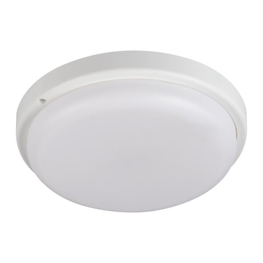 18W Oval LED Bulkhead Light IP54 Cool White