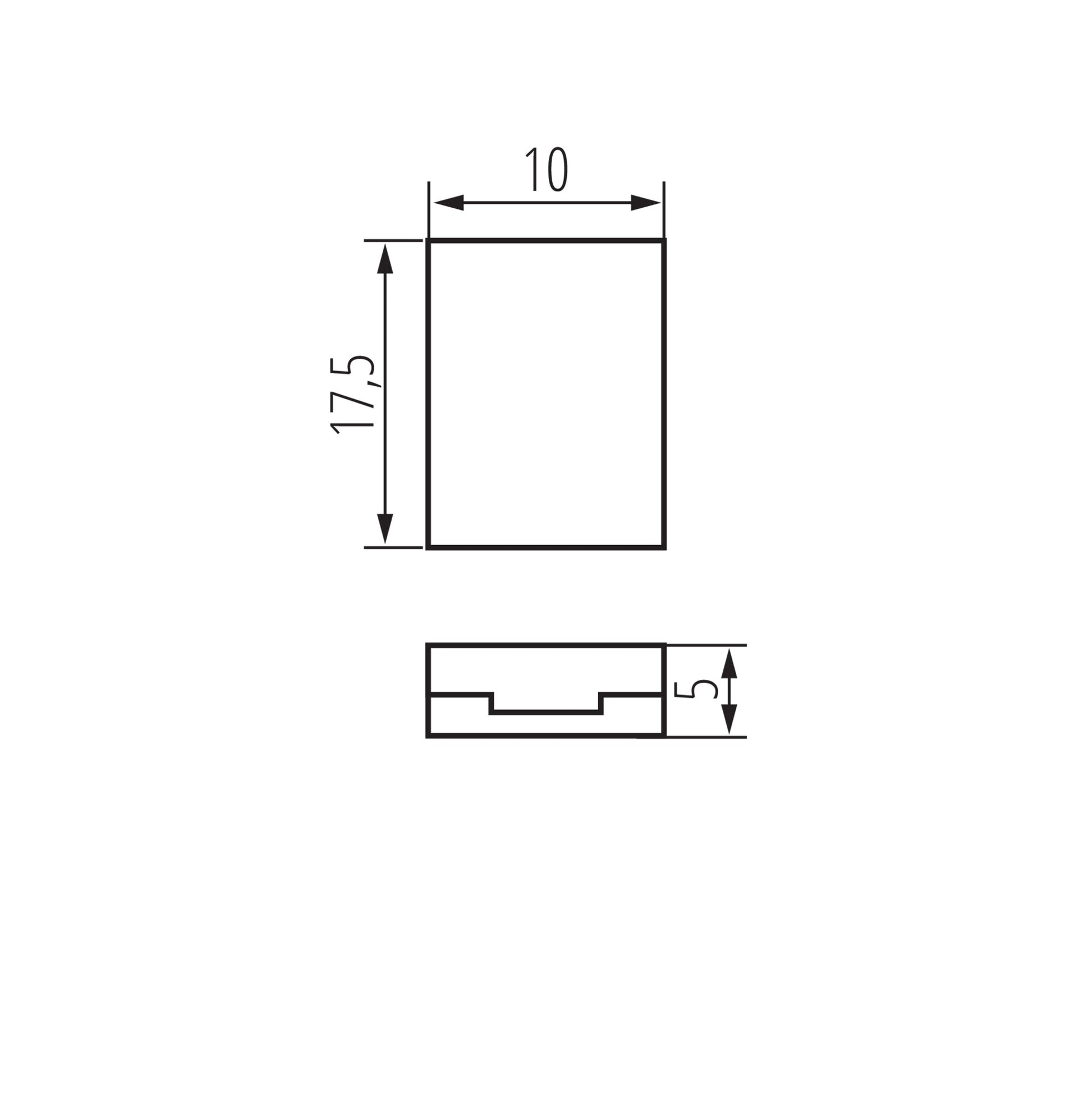 8mm LED Strip Connector dimensions