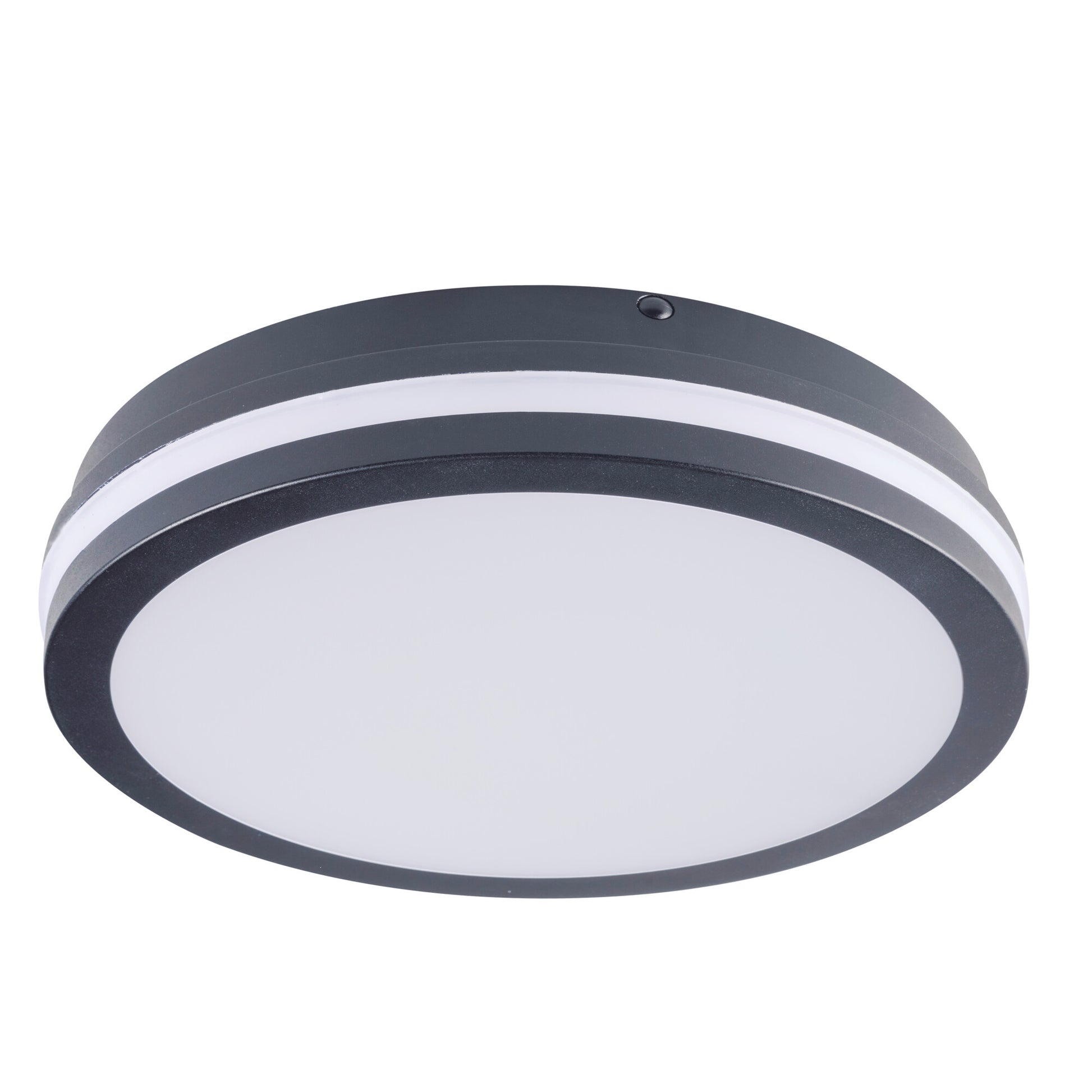 Round LED ceiling light graphite