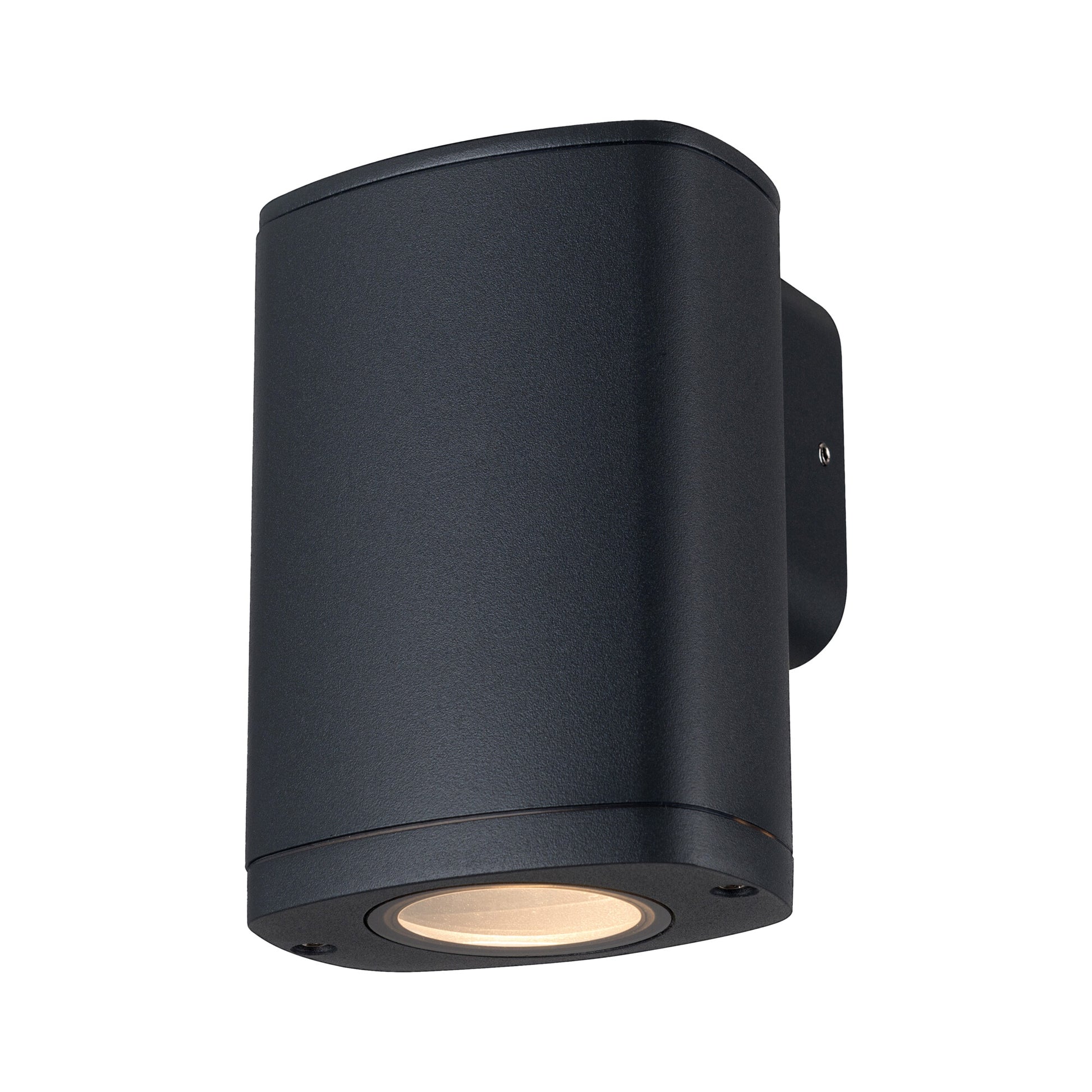 GU10 facade wall light black