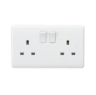 13A 2G DP Switched Socket with Twin Earths