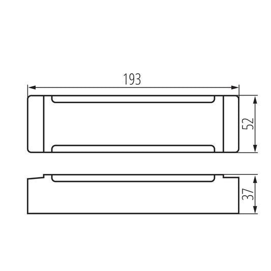 Kanlux TRETO IP67 24V 150W dimensions diagram