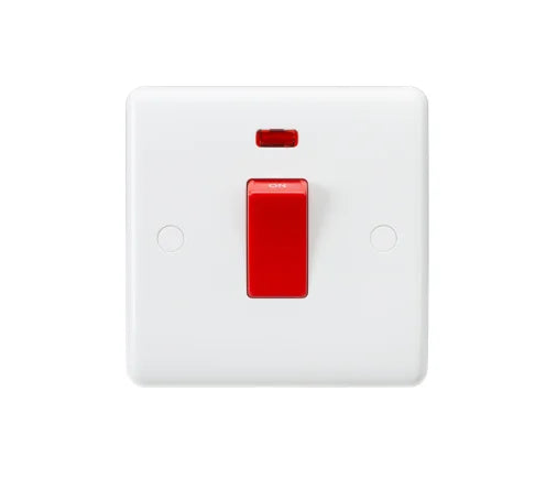 45A DP Switch with Neon (1G size) – Red Rocker