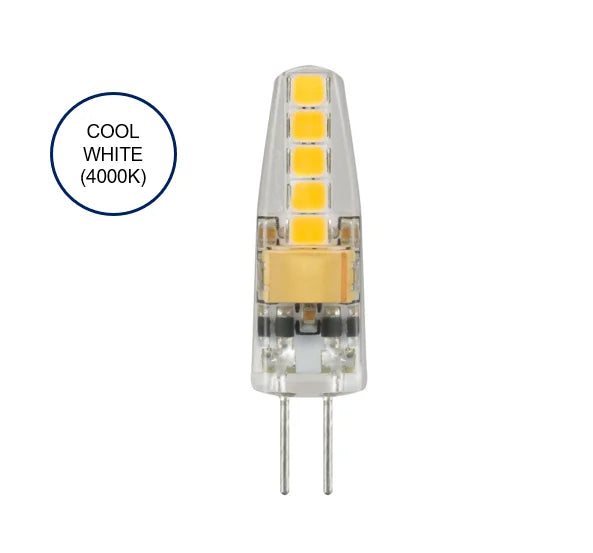 G4 LED 2W Cool White 4000K Capsule NON-DIMMABLE