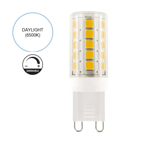 LED G9 3.5W 340LM Daylight 6500K Dimmable bulb