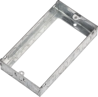 2G 25mm Galvanised Steel Extension Box