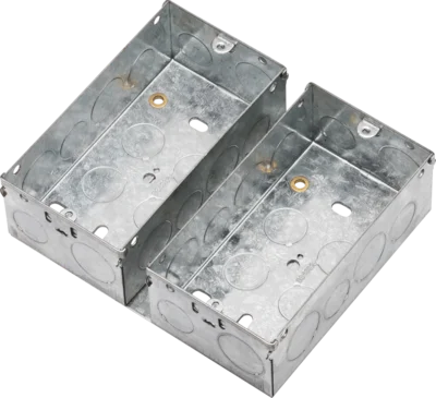 47mm Galvanised Steel Box for Small Combination Multimedia Plate