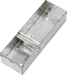 3G 47mm Single Plus Double Galvanised Steel Box