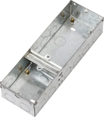 3G 47mm Single Plus Double Galvanised Steel Box
