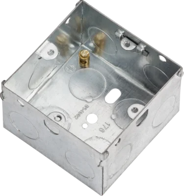 1G 47mm Galvanised Steel Box