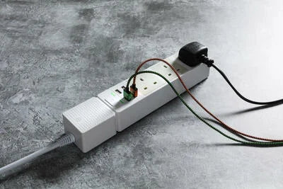 Smart surge protected extension lead Quad USB Charger