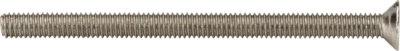 M3.5 x 50mm Flat-Head countersunk electrical socket screw – Nickel Plated