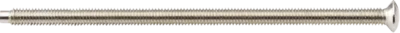 M3.5 x 75mm raised head countersunk electrical socket screw - Nickel plated