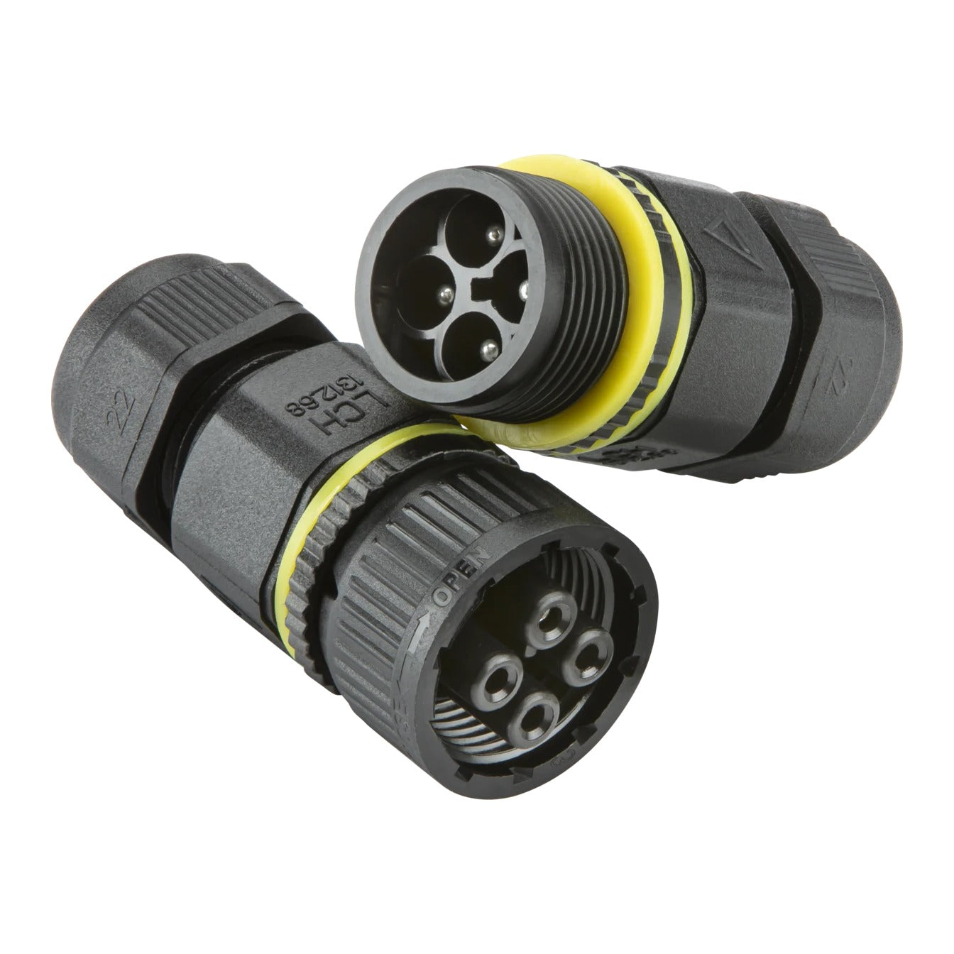 Knightsbridge JB0012 IP68 4-pin plug and socket connector