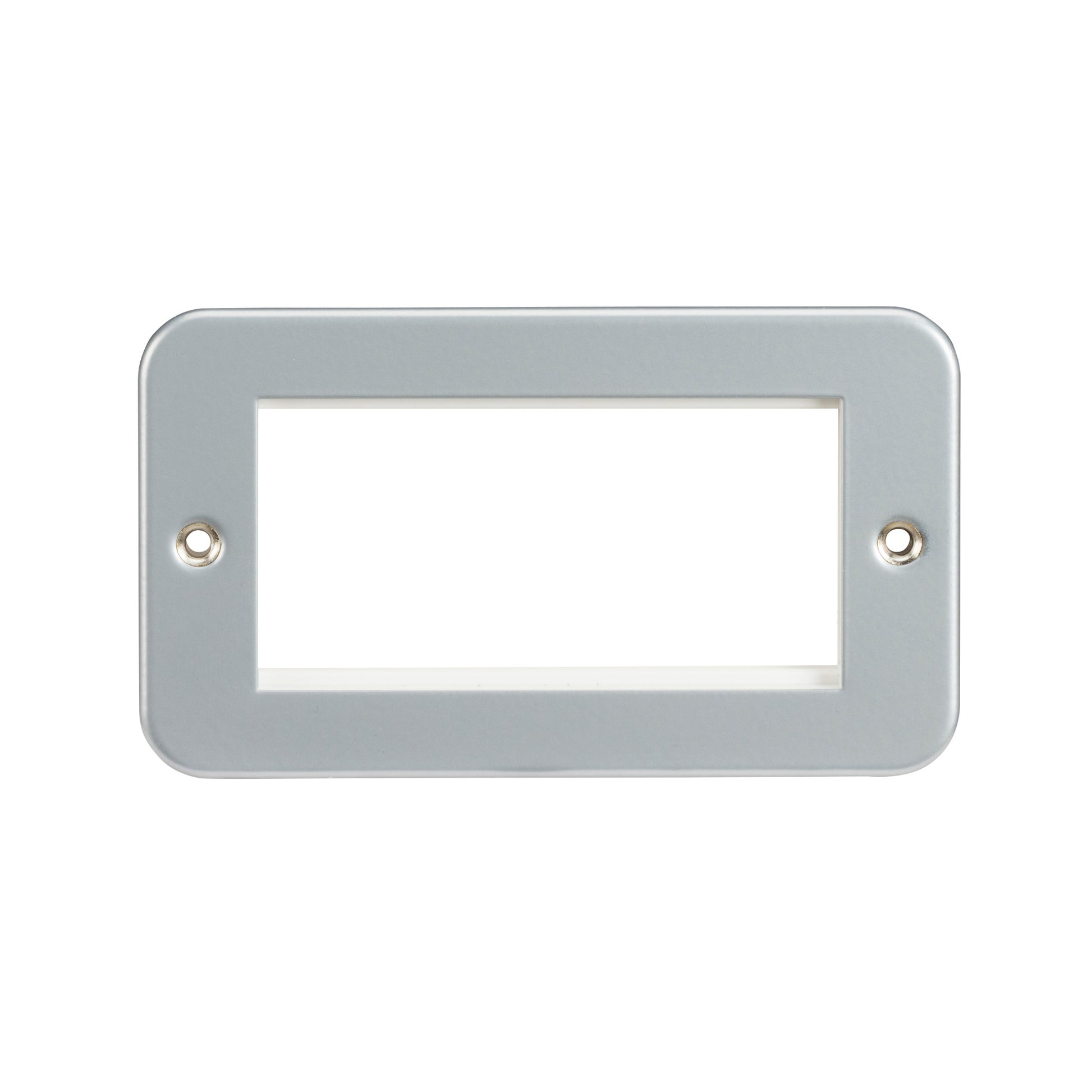 Knightsbridge M4G metal clad 4G modular faceplate grey