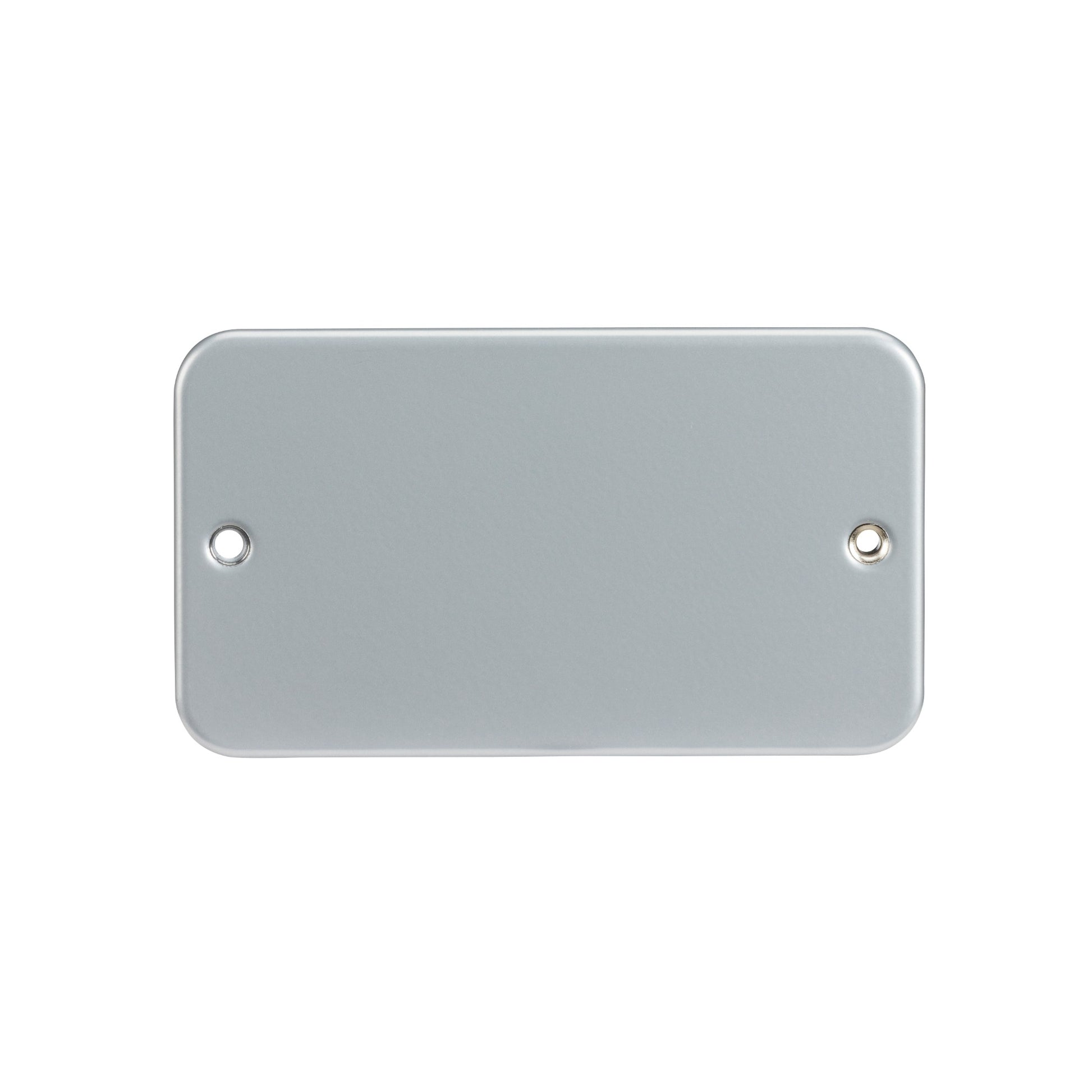 Knightsbridge M8600 metal clad 2G blanking plate grey