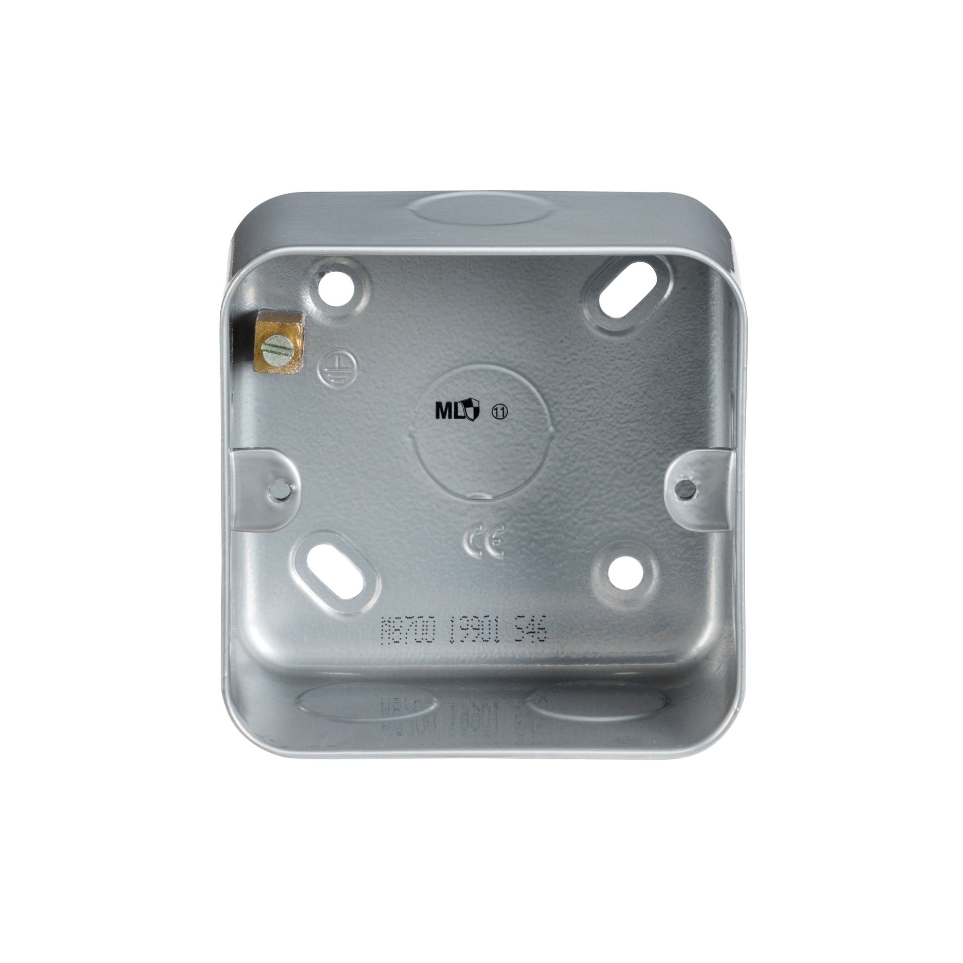 Knightsbridge M8700 metal clad surface box grey