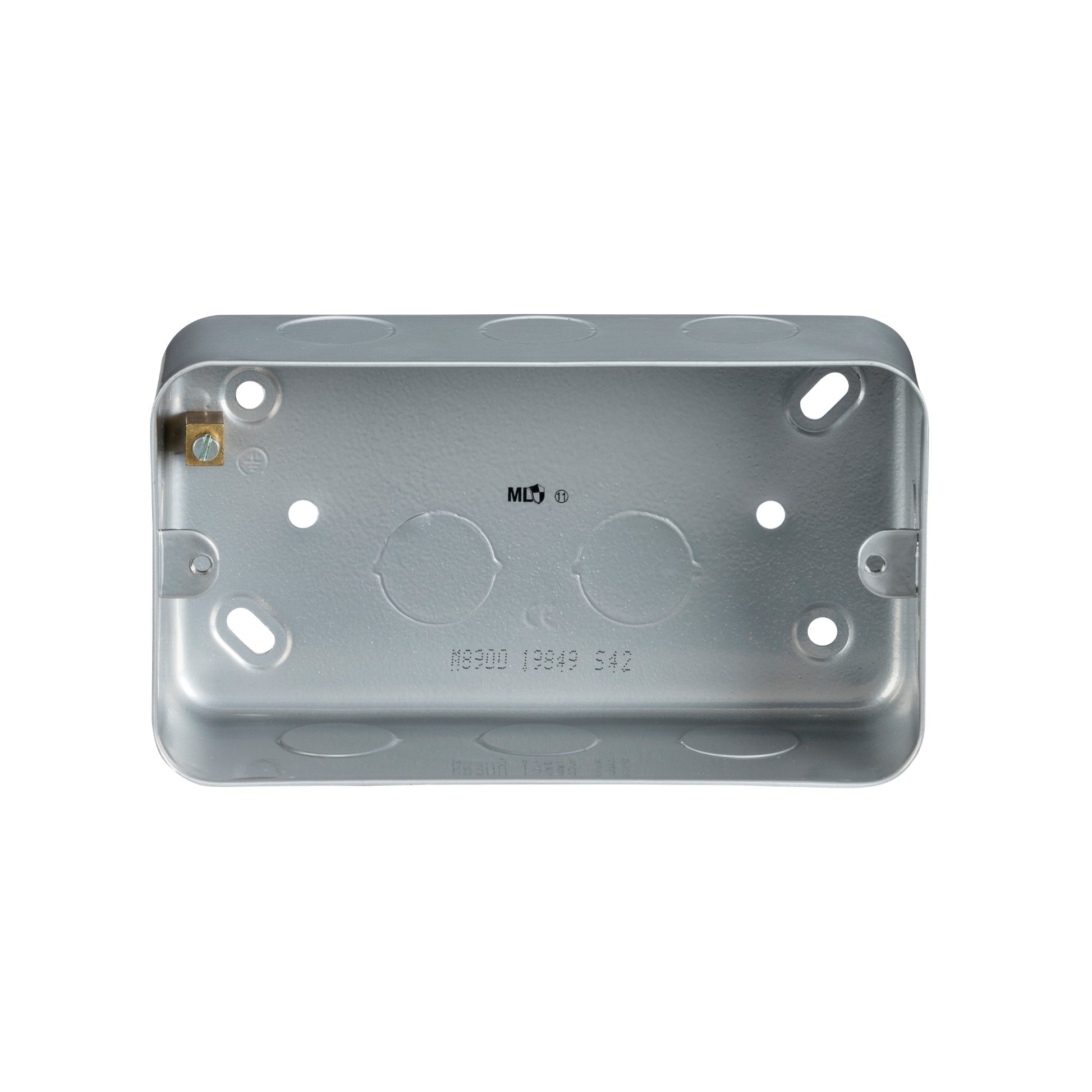 Knightsbridge M8900 metal clad surface box grey