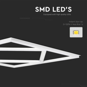 60W LED DIAMOND BORDERLINE PANEL LIFUD DRIVER+QC 595x595mm FLICKER FREE 4000K - Image 6