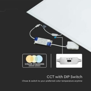 CCT 36W LED BACKLIT PANEL 595x595MM 3 COLOUR CCT 120LM/W - Image 6