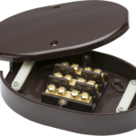 60A Junction Box 3-Terminal – Brown