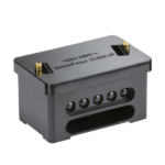 100A 2 x 5-Way (Double Pole) Service Connector Block - Brass Terminals