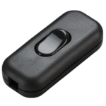 6A DP Inline Cord Switch – Black