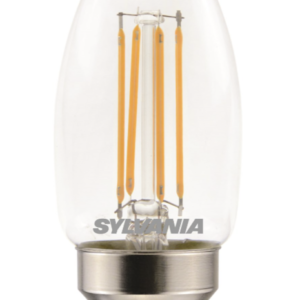 Sylvania LED Filament Candle 4.5W BC B22 Warm White (2700K) DIMMABLE - Image 1