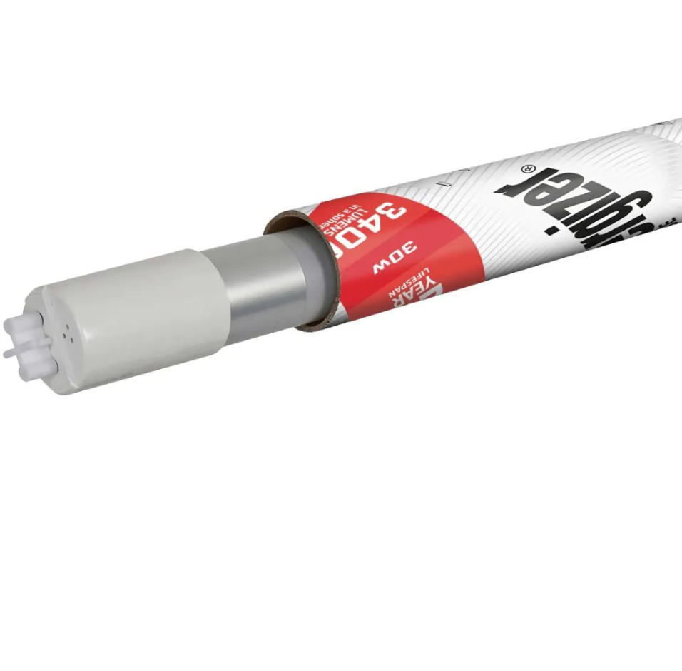 T8 LED Glass Tube 6FT 30W Daylight 6500K (865)