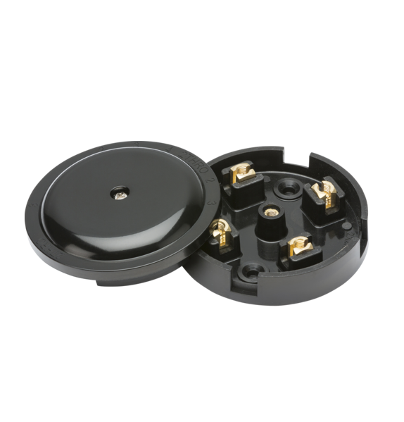 20A Junction Box 4-Terminal - Black (79mm) 20A Junction Box 4-Terminal - Black (79mm)