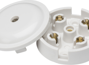 5A Junction Box 4-Terminal - White (59mm) - Image 2