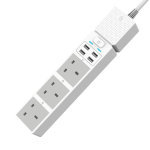 Smart 3G surge protected extension lead with Quad USB Charger - Image 2