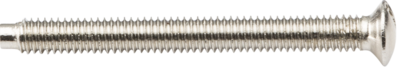 M3.5 x 35mm raised head countersunk electrical socket screw - Nickel plated M3.5 x 35mm raised head countersunk electrical socket screw - Nickel plated