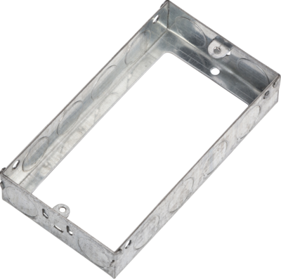 2G 25mm Galvanised Steel Extension Box 2G 25mm Galvanised Steel Extension Box